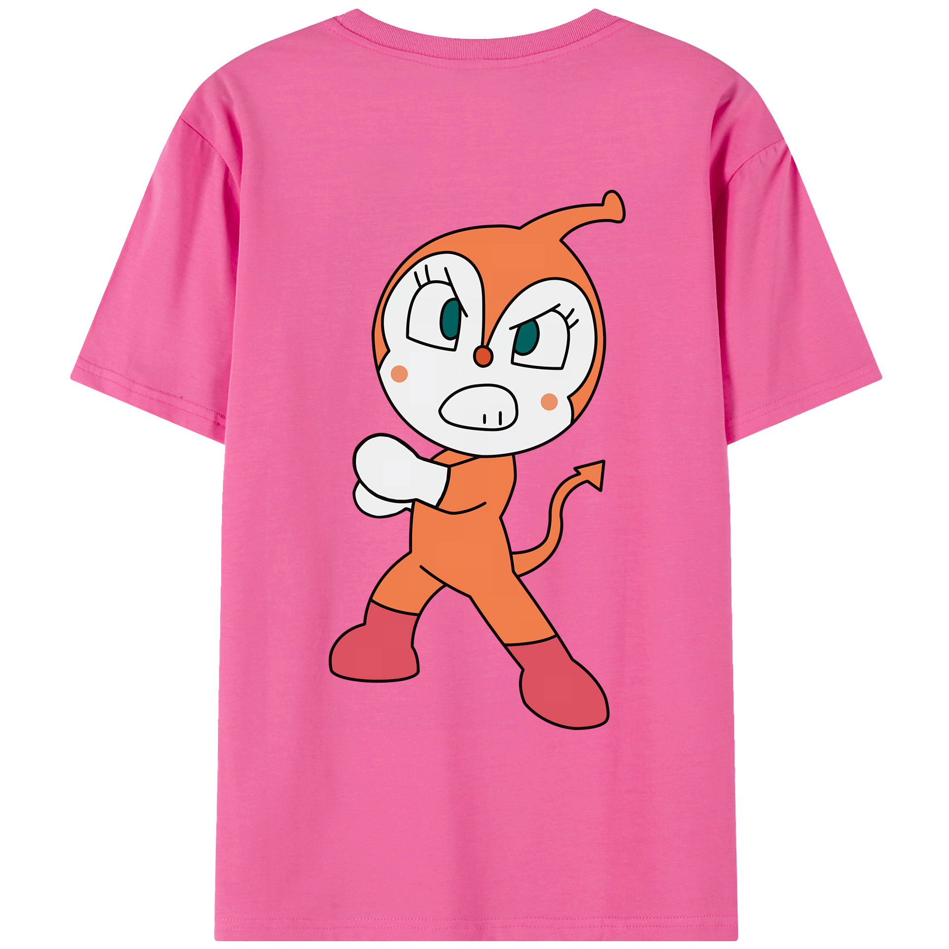（画像用） アンパンマン Anpanman レディース半袖Tシャツ(バックプリント)